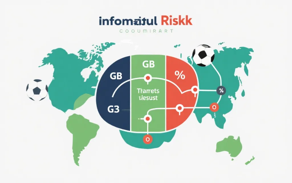 世界杯小组赛与淘汰赛冷门风险地图概念图，战术对位与概率
